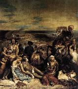 Eugene Delacroix The Massacre at Chios oil